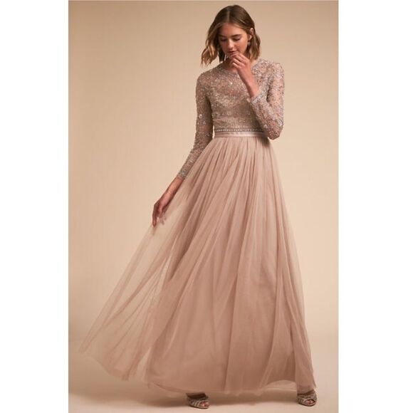 Anthropologie BHLDN Needle & Thread Miramar Dress - Picture 1 of 9